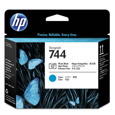 Hp 744-F9J86A Foto Siyah-Mavi Orjinal Baskı Kafası