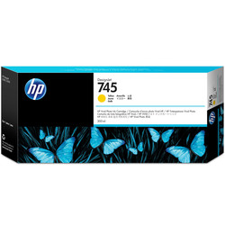 HP - Hp 745-F9K02A Sarı Orjinal Kartuş Yüksek Kapasiteli