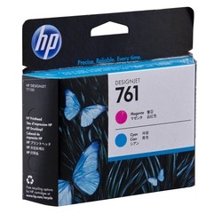 HP - Hp 761-CH646A Orjinal Kırmızı Ve Mavi Baskı Kafası