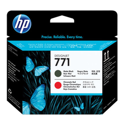 HP - Hp 771-CE017A Orjinal Mat Siyah & Kromatik Kırmızı Baskı Kafası