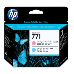 HP - Hp 771-CE019A Orjinal Açık Mavi & Açık Kırmızı Baskı Kafası