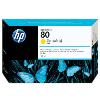 Hp 80-C4873A Sarı Orjinal Kartuş