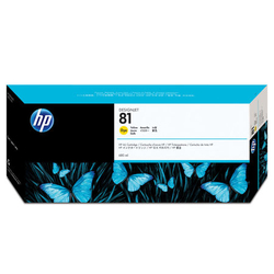 HP - Hp 81-C4933A Sarı Orjinal Kartuş