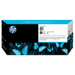 HP - Hp 81-C4950A Orjinal Siyah Baskı Kafası ve Kafa Temizleyici