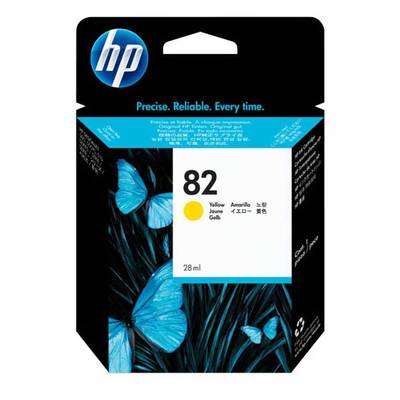 Hp 82-CH568A Sarı Orjinal Kartuş