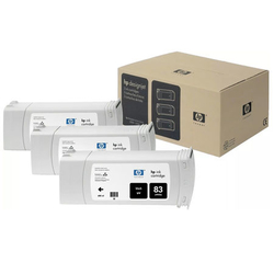 HP - Hp 83-C5072A Siyah Orjinal Kartuş 3Lü Paket