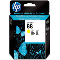 HP - Hp 88-C9388A Sarı Orjinal Kartuş