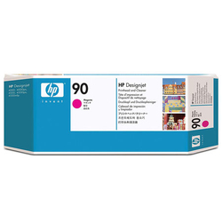 HP - Hp 90-C5056A Orjinal Kırmızı Baskı Kafası ve Kafa Temizleyici