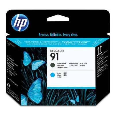 Hp 91-C9460A Original Mat Black Ve Cyan Baskı Kafası - 1