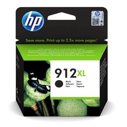 HP - Hp 912XL-3YL84AE Siyah Orjinal Kartuş Yüksek Kapasiteli