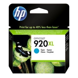 HP - Hp 920XL-CD972A Mavi Orjinal Kartuş