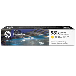 HP - Hp 981X-L0R11A Sarı Orjinal Kartuş Yüksek Kapasiteli