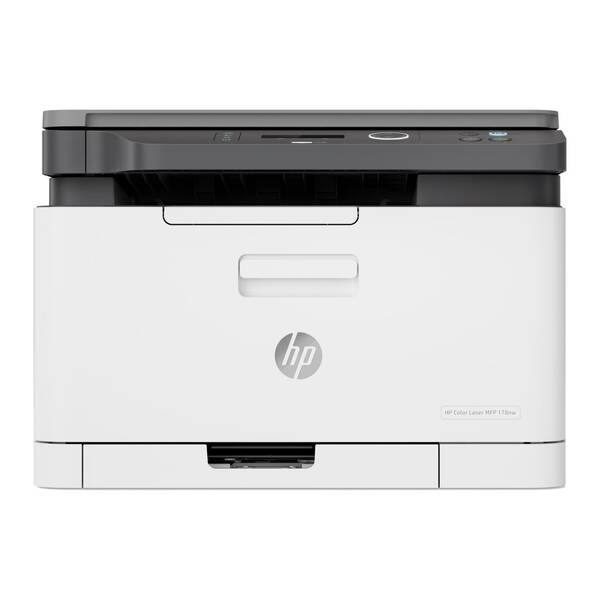 HP Color Laser MFP 178FNW Scanner + Photocopy + Wi-Fi Color Laser Printers 4ZB96A - 1