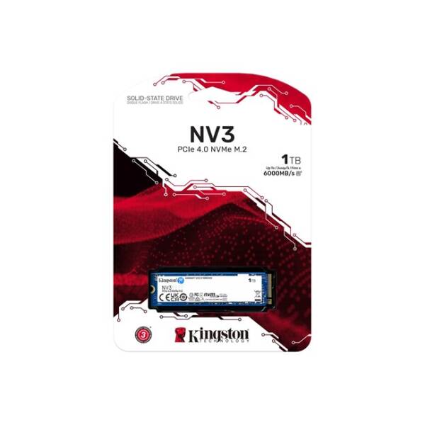 Kingston NV3 1TB M.2 NVMe SSD - 3