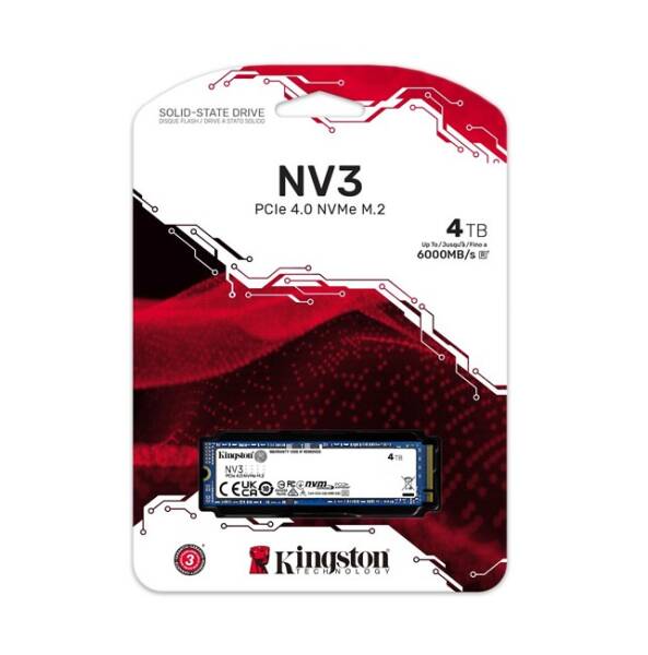 Kingston NV3 4TB M.2 NVMe SSD - 3