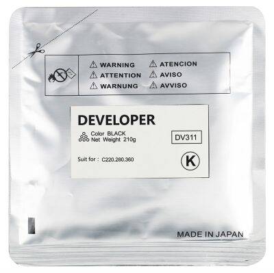 Konica Minolta DV-311 Black Muadil Developer - 1