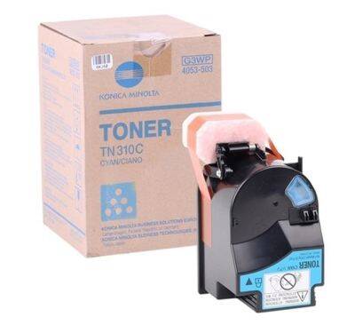 Konica Minolta TN-310 Cyan Original Photocopy Toner - 1