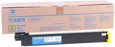 Konica Minolta TN-312 Yellow Original Photocopy Toner - 1