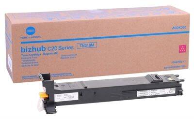Konica Minolta TN-318 Magenta Original Photocopy Toner - 1