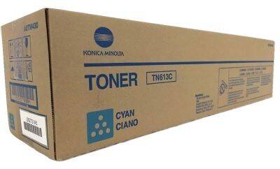 Konica Minolta TN-613 Cyan Original Photocopy Toner - 1