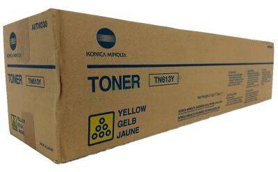 Konica Minolta TN-613 Yellow Original Photocopy Toner - 1