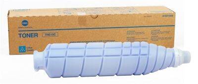 Konica Minolta TN-615 Cyan Original Photocopy Toner - 1