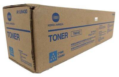 Konica Minolta TN-616 Cyan Original Photocopy Toner - 1