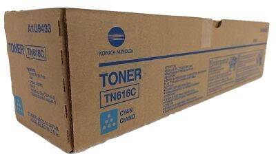 Konica Minolta TN-616L Cyan Original Photocopy Toner - 1