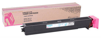 Konica Minolta TN-711 Magenta Muadil Photocopy Toner - 1