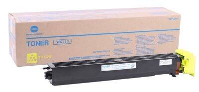 Konica Minolta TN-711 Yellow Original Photocopy Toner - 1