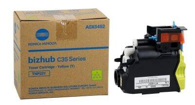 Konica Minolta TNP-22 Yellow Original Photocopy Toner - 1