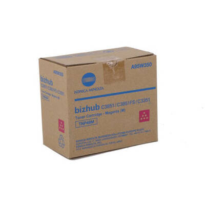 Konica Minolta TNP-49 Magenta Original Photocopy Toner - 1