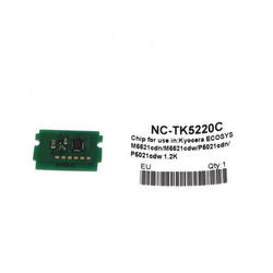 Kyocera TK-5220/1T02R9CNL1 Cyan Toner Chip - KYOCERA