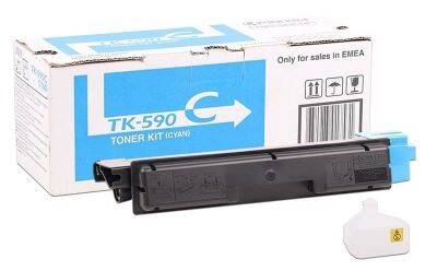 Kyocera TK-590/1T02KVCNL0 Cyan Original Toner - 1