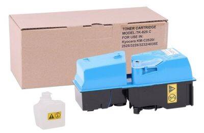Kyocera TK-825/1T02FZCEU0 Cyan Muadil Photocopier Toner - 1