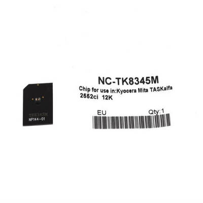 Kyocera TK-8345/1T02L7CNL0 Cyan Toner Chip - 1