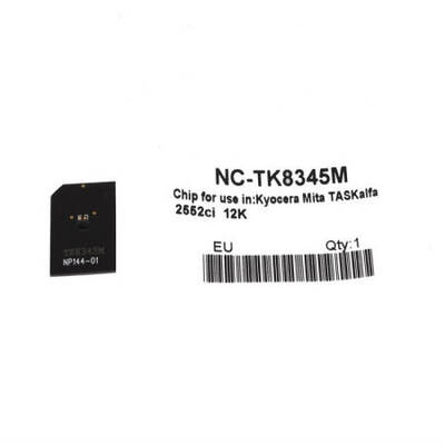 Kyocera TK-8345/1T02L7BNL0 Kırmızı Toner Chip