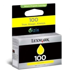 LEXMARK - Lexmark 100-14N0902E Sarı Orjinal Kartuş