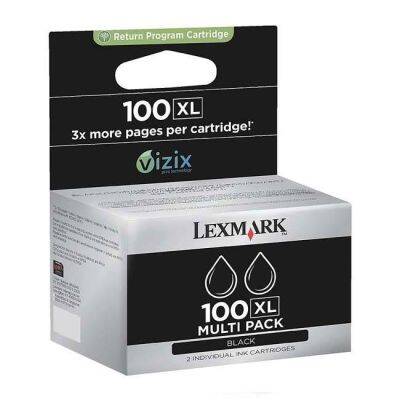 Lexmark 100XL-14N0848 Black Original Cartridge High-Power 2li - 1