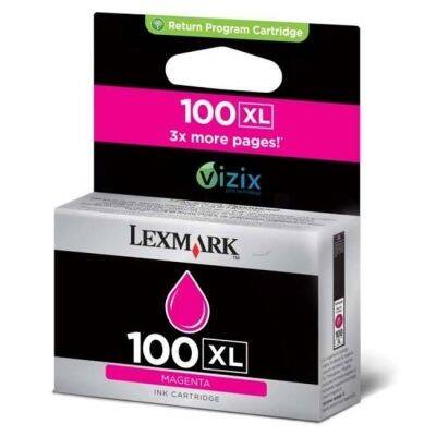 Lexmark 100XL-14N1070E Kırmızı Orjinal Kartuş Yüksek Kapasiteli