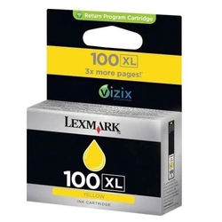 LEXMARK - Lexmark 100XL-14N1071E Sarı Orjinal Kartuş Yüksek Kapasiteli