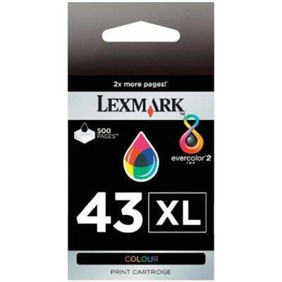 Lexmark 43XL-18YX143E Renkli Orjinal Kartuş
