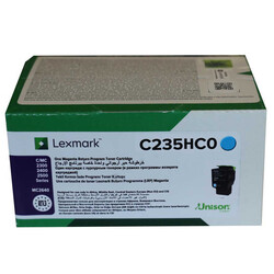 LEXMARK - Lexmark C2425-C235HC0 Mavi Orjinal Toner Yüksek Kapasiteli
