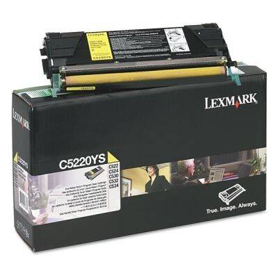 Lexmark C522-C5220YS Sarı Orjinal Toner
