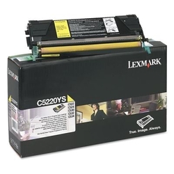Lexmark C522-C5220YS Yellow Original Toner - LEXMARK