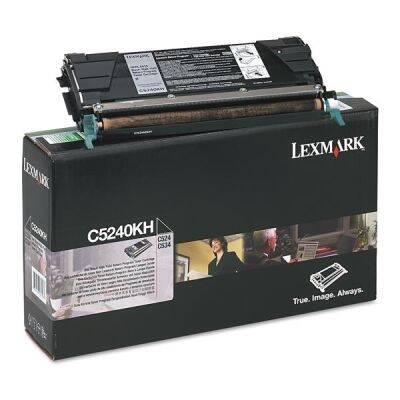 Lexmark C524-C5240KH Siyah Orjinal Toner Yüksek Kapasiteli