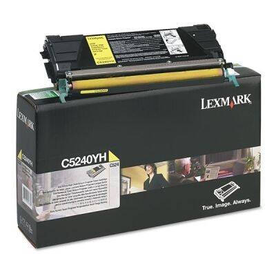 Lexmark C524-C5240YH Sarı Orjinal Toner Yüksek Kapasiteli