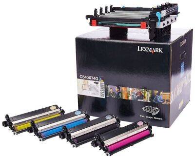Lexmark C540-C540X74G Black Ve Color Original Drum Kiti - 1