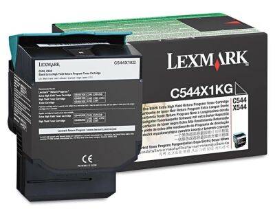 Lexmark C544-C544X1KG Black Original Toner Extra High-Power - 1
