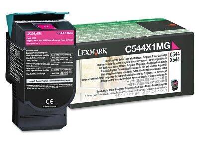 Lexmark C544-C544X1MG Magenta Original Toner Extra High-Power - 1